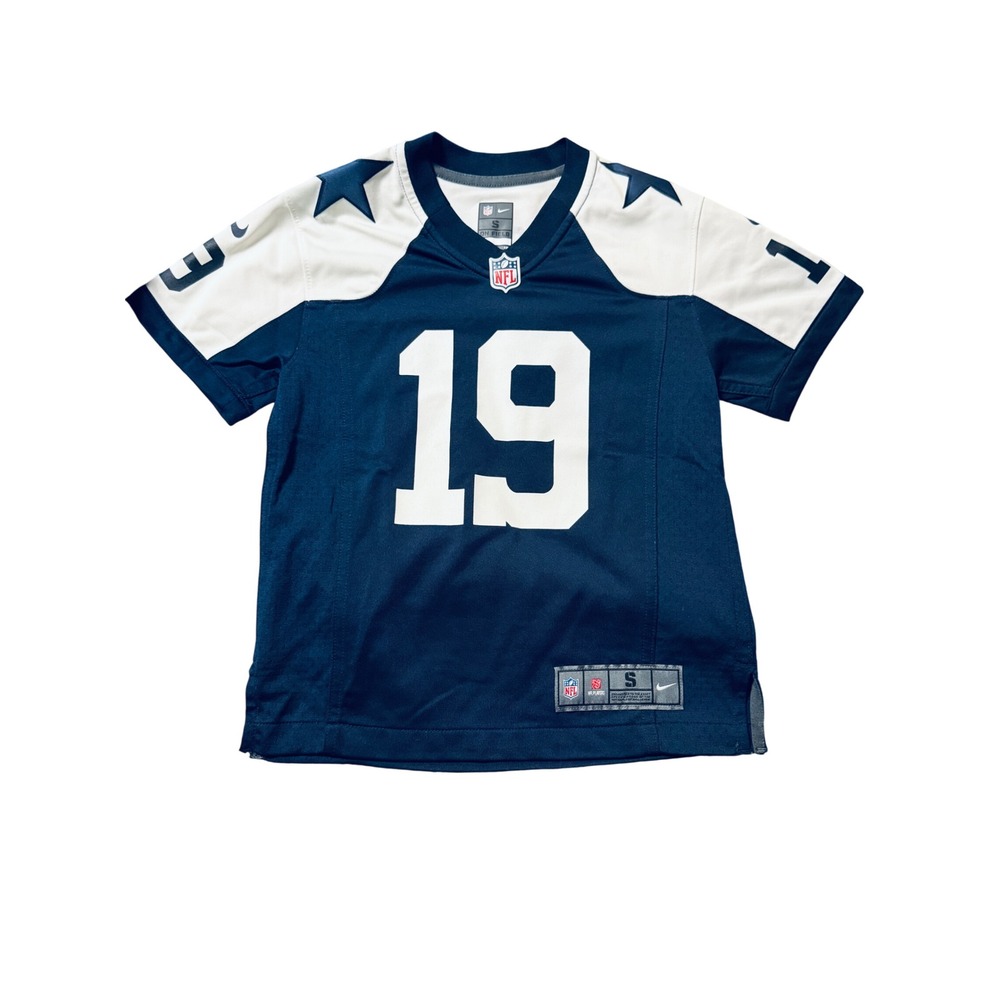 Nike Dallas Cowboys #19 Amari Cooper Jersey Youth Size Small Blue White